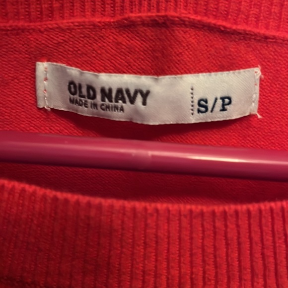 Red Old Navy Sweater - Picture 2 of 2